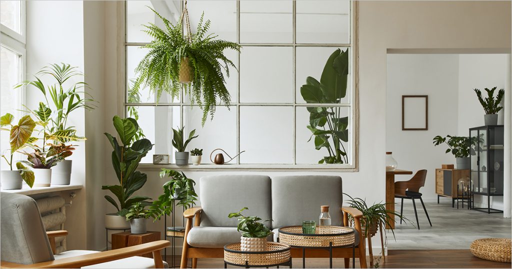模具在室内植物